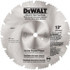 DeWALT DW3372 Wet & Dry Cut Saw Blade: 10" Dia, 80 Teeth