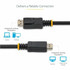 StarTech.com DISPLPORT3L StarTech.com 3ft (1m) DisplayPort 1.2 Cable, 4K x 2K UHD VESA Certified DisplayPort Cable, DP Cable/Cord for Monitor, w/ Latches