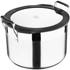 BERGNER US INC. Masterpro MPUS10207STS  Smart Nesting Stainless-Steel Collection Covered Pot, Stock, 7.3 Qt, Stainless Steel