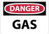 AccuformNMC Sign: Rectangle, "Danger - Gas" D540PB