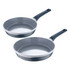 BERGNER US INC. Masterpro MPUS14022GRY  Gastro Ceramic 2-Piece Aluminum Non-Stick Fry Pan Set, Gray