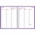 Dominion Blueline, Inc Brownline CB950VPUR Brownline DuraFlex Weekly Appointment Planner