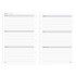 Keep track of your appointments, activities and due dates by adding these refill pages to your discbound notebook.  2 pages per week/month.  Undated weekly and monthly pages have the advantage of letting you start using them anytime.  12 months.  Pages are 8-hole punched for easy insertion.  Works with most TUL custom note-taking discbound junior-size notebooks (sold separately).