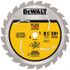 DeWALT DWAFV3824 Wet & Dry Cut Saw Blade: 8-1/4" Dia, 5/8" Arbor Hole, 0.071" Kerf Width, 24 Teeth