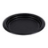 Boardwalk BWKPLTHIPS6BL Plate & Tray: 6" Dia, Plastic, Black, Solid