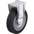 Blickle 3681 Rigid Top Plate Caster: Solid Rubber, 10" Wheel Dia, 2-23/64" Wheel Width, 1,870 lb Capacity