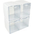 Deflecto, LLC Deflecto 421103 Deflecto Tilt Bin Interlocking Storage Organizer