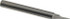 MSC 56-1315 Profile Boring Bar: 0.22" Min Bore, 1/2" Max Depth, Left Hand Cut, Solid Carbide