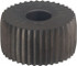 MSC KPSV450FNC Convex Knurl Wheel: 3/4" Dia, 70 ° Tooth Angle, 50 TPI, Straight, Cobalt