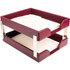 Dacasso Limited, Inc Dacasso A5222 Dacasso Bonded Leather Double Letter Trays