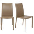 EURO STYLE, INC. 38627TPE Eurostyle Hasina Dining Chairs, Taupe, Set Of 2 Chairs