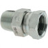 Brennan BD-10355 Industrial Pipe Straight Swivel Adapter: 3/4-14 Female Thread, 3/4-14 Male Thread, FNPSM x MNPTF