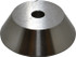 Riten 00532 3.21 to 4.8" Point Diam, Hardened Tool Steel Lathe Bell Head Point