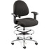 Bevco 9352MEFEBYA8IBC Task Chair: Olefin, Adjustable Height, Ebony