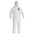 KleenGuard 41169 Disposable Coveralls: Size X-Large, SMS, Zipper Closure