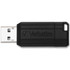 Verbatim America, LLC Microban 49062 8GB PinStripe USB Flash Drive - Black