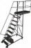 Ballymore CL-6-28-G Steel Rolling Ladder: 6 Step