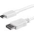 StarTech.com CDP2DPMM1MW StarTech.com 3ft/1m USB C to DisplayPort 1.2 Cable 4K 60Hz - USB Type-C to DP Video Adapter Monitor Cable HBR2 - TB3 Compatible - White