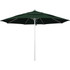 California Umbrella 194061619148 Patio Umbrellas; Fabric Color: Hunter Green ; Base Included: No ; Fade Resistant: Yes ; Diameter (Feet): 11 ; Canopy Fabric: Pacifica