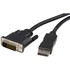 StarTech.com DP2DVIMM10 StarTech.com 10ft (3m) DisplayPort to DVI Cable, DisplayPort to DVI-D Adapter/Converter Cable, 1080p Video, DP 1.2 to DVI Monitor Cable