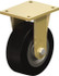 Blickle 37770 Rigid Top Plate Caster: Solid Rubber, 8" Wheel Dia, 3-9/64" Wheel Width, 1,870 lb Capacity, 10-1/32" OAH