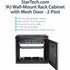 StarTech.com RK9WALM StarTech.com 2-Post 9U Wall Mount Network Cabinet, 19" Wall-Mounted Server Rack for Data / IT Equipment, Small Lockable Rack Enclosure