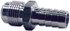 Dixon Valve & Coupling 1420307C Barbed Hose Fitting: 7/16" x 3/16" ID Hose, Male Connector