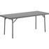 Dorel Industries, Inc Dorel 60526SGY1E Dorel Zown Corner Blow Mold Large Folding Table