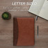Samsill Corporation Samsill 71656 Samsill Two-Tone Padfolio, Resume Portfolio, Business Portfolio, with 8.5 x 11" Writing Pad, Brown and Dark Brown (71656)