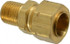 Parker 68CA-8-4 Compression Tube Connector: 1/4-18" Thread, Compression x MNPT