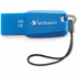 Verbatim America, LLC Verbatim 70880 Verbatim 128GB Ergo USB 3.0 Flash Drive - Blue