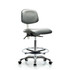 Blue Ridge Ergonomics MSC43872 Task Chair: Vinyl, Sterling