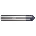 Helical Solutions 06153 Chamfer Mill: 3/8" Dia, 4 Flutes, Solid Carbide