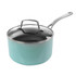 GIBSON OVERSEAS INC. Martha Stewart 995116336M  Aluminum Saucepan, 3.5 Quart, Turquoise