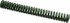 Associated Spring Raymond 106-424 Die Spring: 3/4" Hole Dia, 3/8" Rod Dia, 6" Free Length, Green