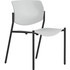 9 to 5 Seating 1210A00BFP05 9 to 5 Seating Shuttle Armless Stack Chair with Glides