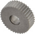 MSC KNSX216 Standard Knurl Wheel: 3/4" Dia, 90 ° Tooth Angle, 16 TPI, Straight, Cobalt