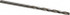 Cleveland C11690 Jobber Length Drill Bit: #36, 135 °, High Speed Steel