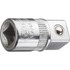 Gedore 6170080 Socket Adapters & Universal Joints; Adapter Type: Convertor ; Male Drive Style: Square ; Female Drive Style: Square ; Finish: Chrome-Plated ; Material: 31CrV3 Chrome Vanadium Steel ; Standards: DIN 3121; ISO 1174