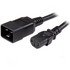 StarTech.com PXTC13C20143 StarTech.com 3ft (1m) Heavy Duty Extension Cord, IEC C13 to IEC C20 Black Extension Cord, 15A 125V, 14AWG, Heavy Gauge Power Cable