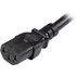 StarTech.com PXTC13C20143 StarTech.com 3ft (1m) Heavy Duty Extension Cord, IEC C13 to IEC C20 Black Extension Cord, 15A 125V, 14AWG, Heavy Gauge Power Cable