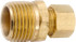 ANDERSON METALS 750068-0506 Compression Tube Connector: 3/8" Thread, Compression x MNPT