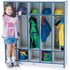 Jonti-Craft, Inc Jonti-Craft 2681JCWW003 Jonti-Craft Rainbow Accents 5-section Coat Locker