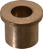 Boston Gear 35638 Flanged Sleeve Bearing: 5/8" ID, 1" OD, 1" OAL, Oil Impregnated Bronze