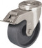 Blickle 853725 Hollow Kingpin Caster: Swivel, 4" Wheel Dia, 1-3/16" Wheel Width