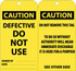 AccuformNMC Accident Prevention Tag: Rectangle, 3" High, Unrippable Vinyl, "Danger" RPT129