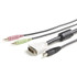 StarTech.com USBDVI4N1A6 StarTech.com 4-in-1 USB DVI KVM Cable with Audio and Microphone