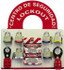 AccuformNMC MLO1BI Tag & Padlock/Hasp Lockout Station: Equipped, 6 Max Locks, Plexiglass Station