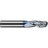 RobbJack B-330-06-A Ball End Mill: 0.1875" Dia, 0.625" LOC, 3 Flute, Solid Carbide