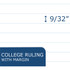 Roaring Spring Paper Products Roaring Spring 83911cs Roaring Spring College Ruled Filler Paper